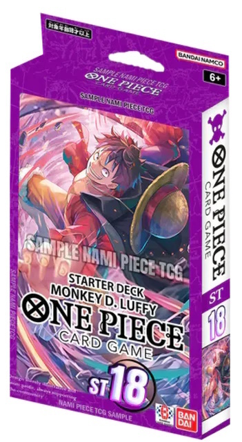 one piece card game starter One Piece Card Game - Starter Deck Purple Monkey D. Luffy
