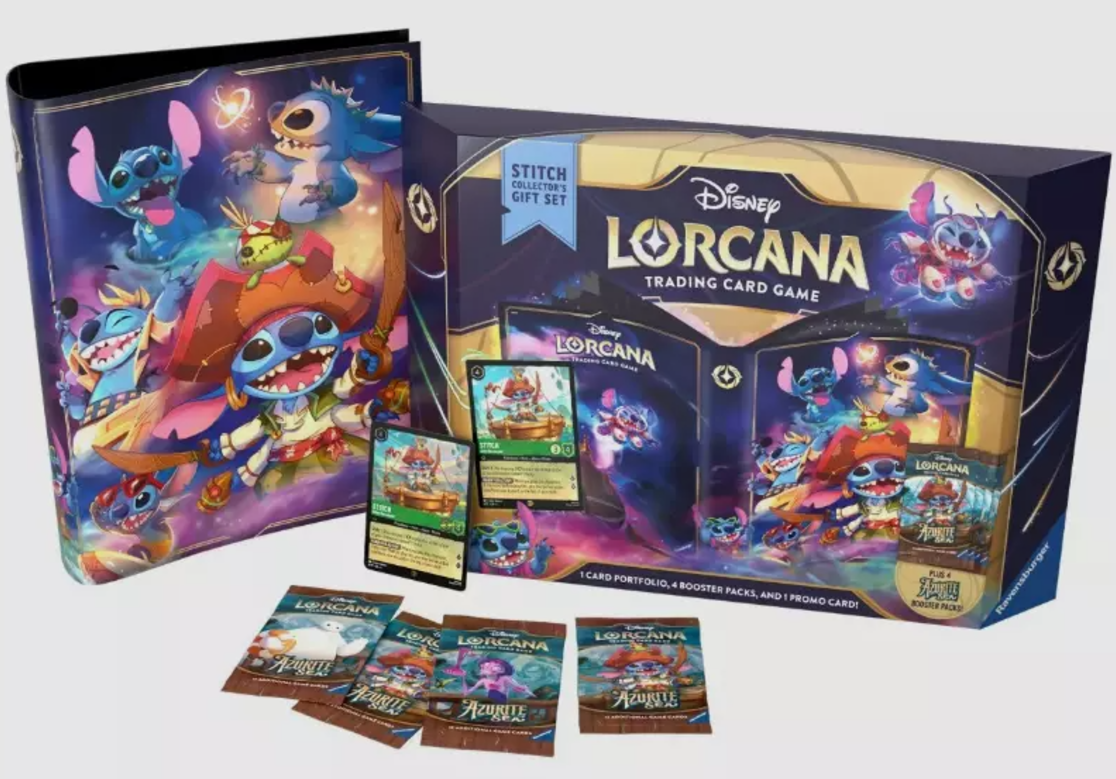 Disney Lorcana Trading Card Game: Azurite Sea - Stitch Collectors Gift Set