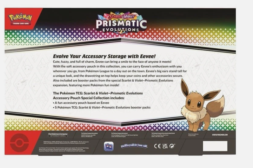 Pokémon TCG: Scarlet & Violet 8.5 – Prismatic Evolutions - Accessory Pouch