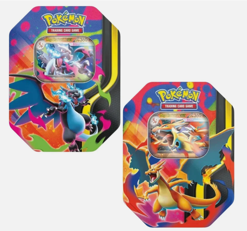 Pokémon TCG: Mega Charizard ex (X+Y) Gift Tin x 2