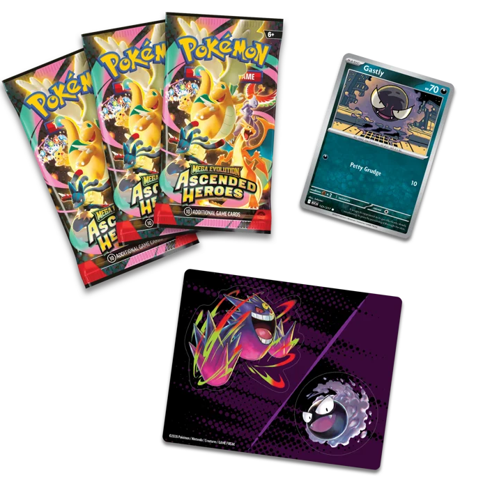 Pokémon TCG: Mega Evolution Ascended Heroes - Tech Sticker Collection - Ghastly
