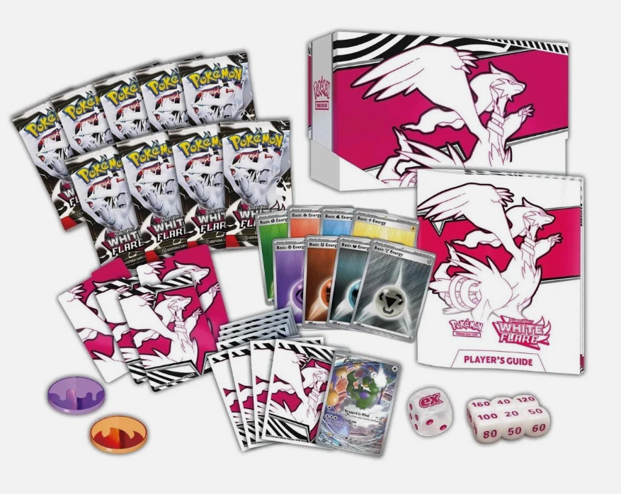 Pokémon TCG: Scarlet & Violet 10.5 - White Flare - Elite Trainer Box - Reshiram