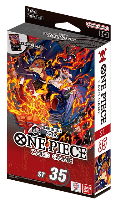 One Piece Card Game - STARTER DECK Red / Black Sabo - ST-35