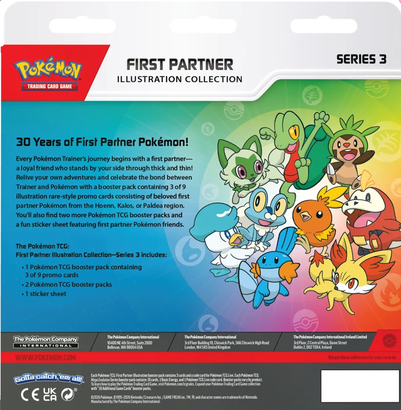 Pokémon TCG: First Partner Illustration Collection - Series 3