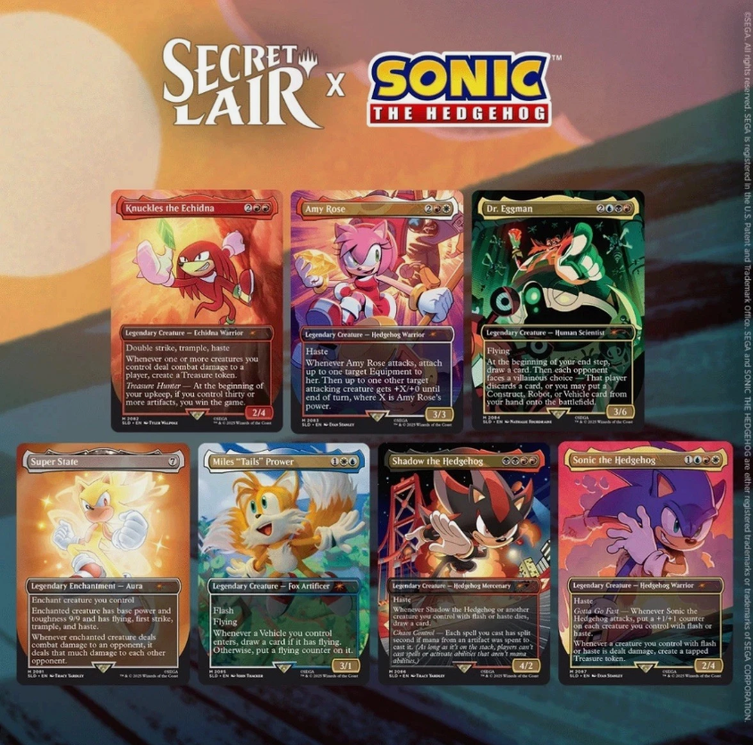 Magic the Gathering: Secret Lair Sonic the Hedgehog Friends & Foes (Non Foil)