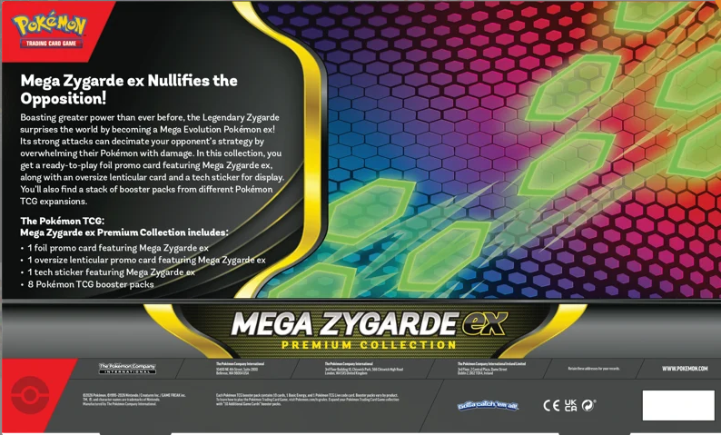 Pokémon TCG: Mega Zygarde EX Premium Collection