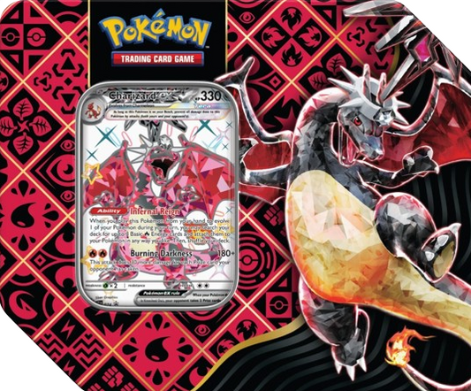 Pokémon TCG: Scarlet & Violet Paldean Fates - Large Tin Charizard