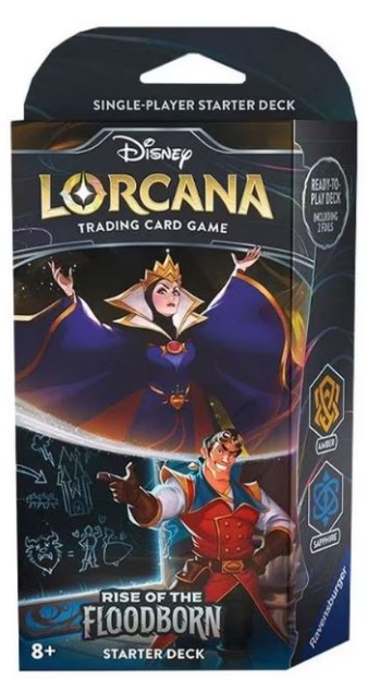 Disney Lorcana Trading Card Game: Rise of the Floodborn - Starter Deck - The Queen and Gaston