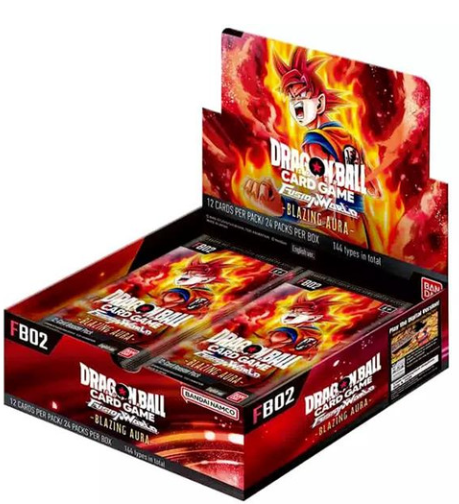 Dragon Ball Super Card Game: Fusion World Set 02 - Blazing Aura (FB02) Booster Box (24 Packs)