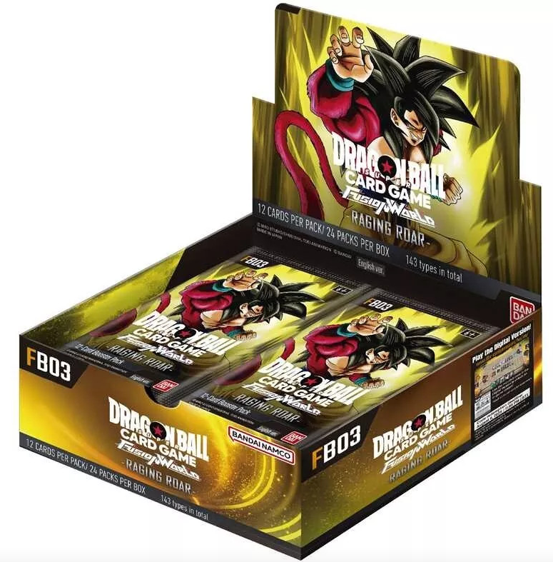 Dragon Ball Super Card Game: Fusion World - Set 03 - Raging Roar Booster Box (FB03)