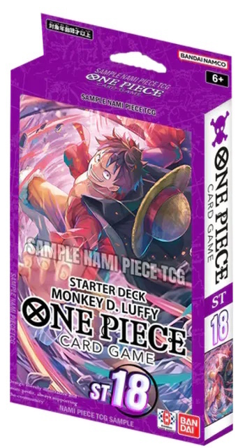 One Piece Card Game - Starter Deck Purple Monkey D. Luffy - ST18