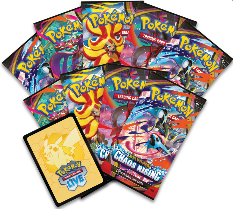 Pokémon TCG: Mega Evolution Chaos Rising Elite Trainer Box