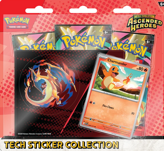 Pokémon TCG: Mega Evolution Ascended Heroes - Tech Sticker Collection - Charmander