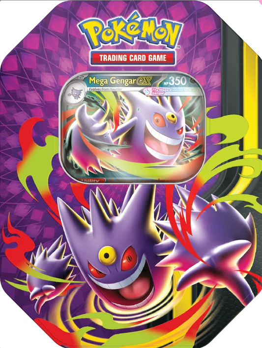 Pokémon TCG: Mega Moonlit Gift Tin Mega Gengar