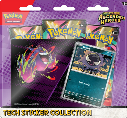 Pokémon TCG: Mega Evolution Ascended Heroes - Tech Sticker Collection - Ghastly
