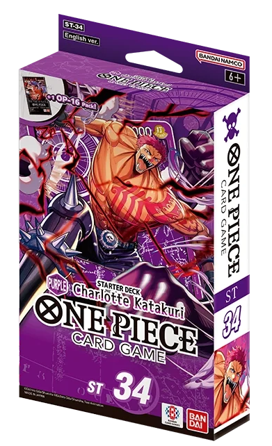One Piece Card Game - STARTER DECK Purple Charlotte Katakuri - ST-34