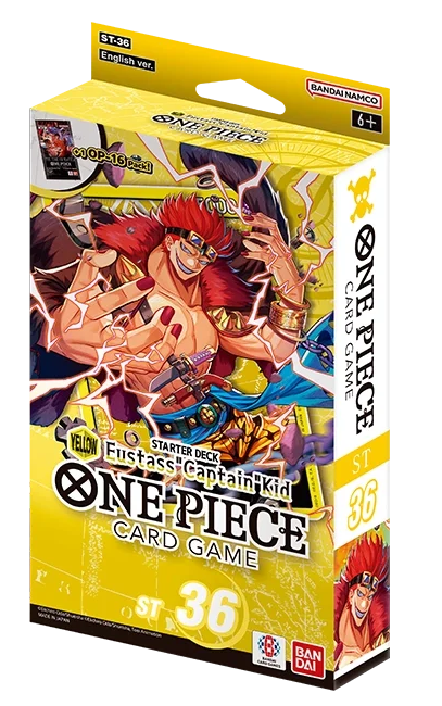 One Piece Card Game - STARTER DECK Yellow Eustace "Captain" Kid - ST-36