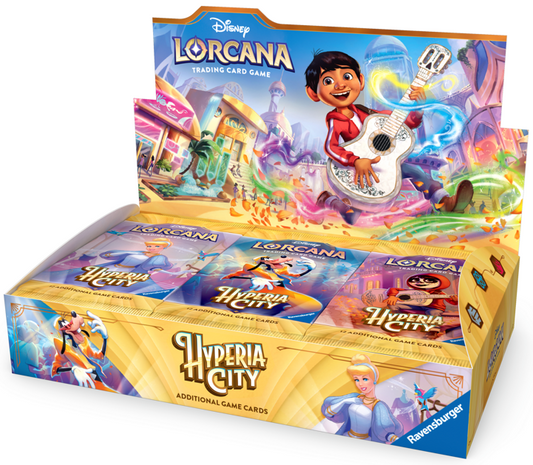 Disney Lorcana Hyperia City Booster Display (24 Packs)