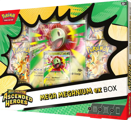 Pokémon TCG: Mega Evolution Ascended Heroes - Mega Meganium EX Collection Box