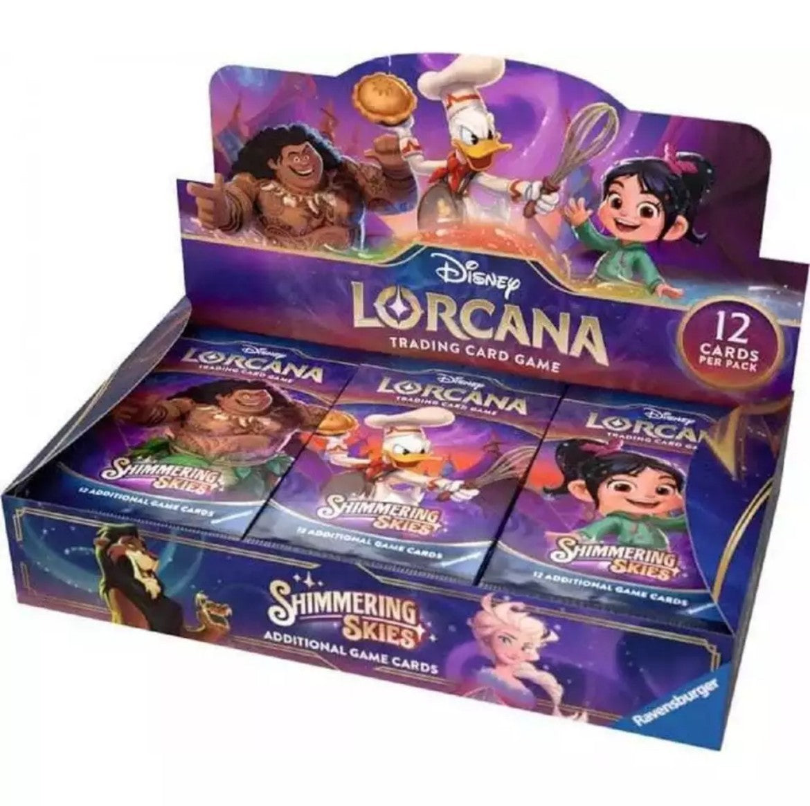 Disney Lorcana Trading Card Game: Shimmering Skies - Booster Box (24 packs)