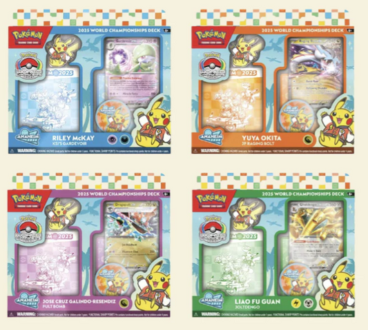 Pokémon TCG: World Championship Decks 2025 - Set of 4